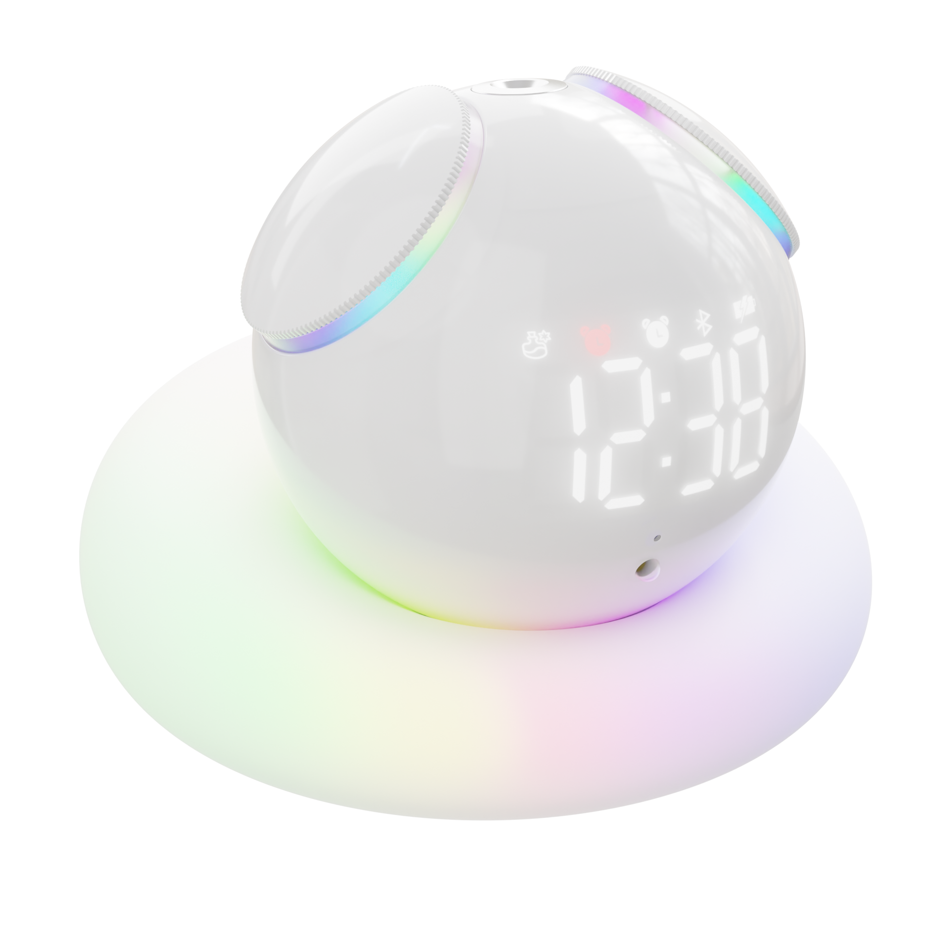 SLEEPHOHO Smart Sleep Robot, Aroma Diffuser, Oil Fregrance, Alarm Clock, 16 Million Colorful Night Light