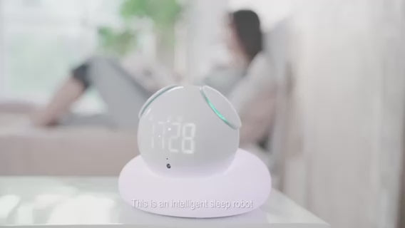 SLEEPHOHO Smart Sleep Robot, Aroma Diffuser, Oil Fregrance, Alarm Clock, 16 Million Colorful Night Light